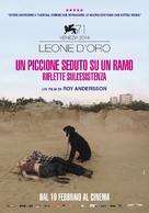 En duva satt p&aring; en gren och funderade p&aring; tillvaron - Italian Movie Poster (xs thumbnail)