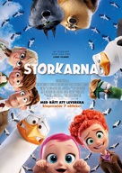 Storks - Swedish Movie Poster (xs thumbnail)