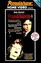 Flesh for Frankenstein - Australian DVD movie cover (xs thumbnail)