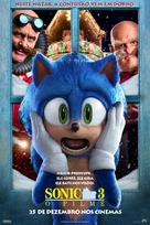 Sonic the Hedgehog 3 - Brazilian Movie Poster (xs thumbnail)