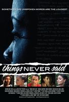Things Never Said - Movie Poster (xs thumbnail)