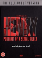 Henry: Portrait of a Serial Killer - British DVD movie cover (xs thumbnail)