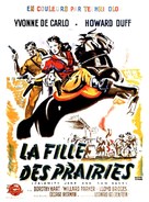 Calamity Jane and Sam Bass - French Movie Poster (xs thumbnail)
