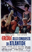 Ercole alla conquista di Atlantide - Italian Movie Poster (xs thumbnail)