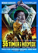 36 ore all&#039;inferno - Danish Movie Poster (xs thumbnail)