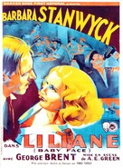 Baby Face - French Movie Poster (xs thumbnail)