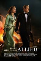 Allied - Danish Movie Poster (xs thumbnail)