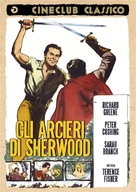 Sword of Sherwood Forest - Italian DVD movie cover (xs thumbnail)