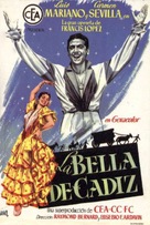 La belle de Cadix - Spanish Movie Poster (xs thumbnail)