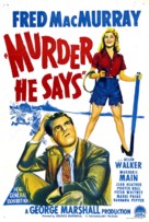 Murder, He Says - Australian Theatrical movie poster (xs thumbnail)