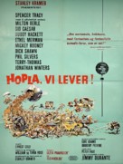 It&#039;s a Mad Mad Mad Mad World - Danish Movie Poster (xs thumbnail)