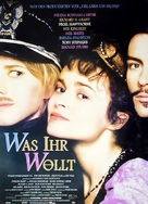 Twelfth Night: Or What You Will - German Movie Poster (xs thumbnail)