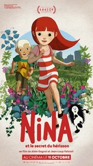 Nina et le secret du h&eacute;risson - French Movie Poster (xs thumbnail)