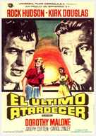 The Last Sunset - Spanish Movie Poster (xs thumbnail)
