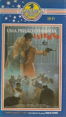 The Naked Cage - Brazilian VHS movie cover (xs thumbnail)