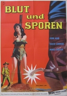Flesh and the Spur - German Movie Poster (xs thumbnail)