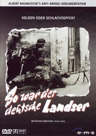 So war der deutsche Landser - German DVD movie cover (xs thumbnail)