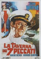 Seven Sinners - Italian Movie Poster (xs thumbnail)