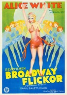 Broadway Babies - Swedish Movie Poster (xs thumbnail)