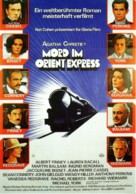 Murder on the Orient Express - German Movie Poster (xs thumbnail)