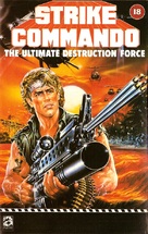 Strike Commando - British VHS movie cover (xs thumbnail)