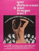 What Do You Say to a Naked Lady? - French Movie Poster (xs thumbnail)