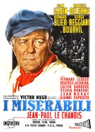 Les Mis&eacute;rables - Italian Movie Poster (xs thumbnail)