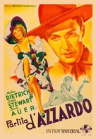 Destry Rides Again - Italian Movie Poster (xs thumbnail)