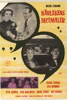 K&auml;rlekens decimaler - Swedish Movie Poster (xs thumbnail)