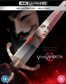 V for Vendetta - British Blu-Ray movie cover (xs thumbnail)