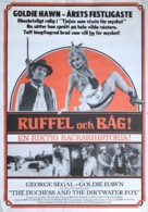 The Duchess and the Dirtwater Fox - Swedish Movie Poster (xs thumbnail)