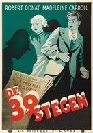 The 39 Steps - Swedish Movie Poster (xs thumbnail)