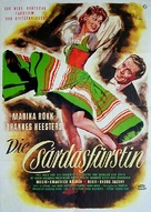 Die Csardasf&uuml;rstin - German Movie Poster (xs thumbnail)