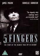 5 Fingers - British Movie Cover (xs thumbnail)
