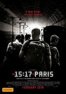 The 15:17 to Paris - Australian Movie Poster (xs thumbnail)