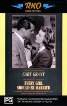 Every Girl Should Be Married - Australian VHS movie cover (xs thumbnail)