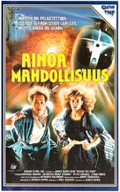 Riding the Edge - Finnish VHS movie cover (xs thumbnail)