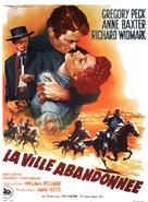 Yellow Sky - French Movie Poster (xs thumbnail)