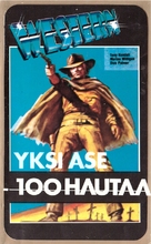 Una pistola per cento croci! - Finnish VHS movie cover (xs thumbnail)