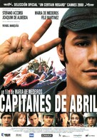 Capit&atilde;es de Abril - Spanish Movie Poster (xs thumbnail)