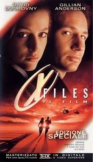 The X Files - Italian VHS movie cover (xs thumbnail)