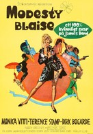 Modesty Blaise - Swedish Movie Poster (xs thumbnail)