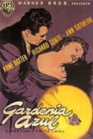 The Blue Gardenia - Spanish Movie Poster (xs thumbnail)