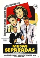 Separate Tables - Spanish Movie Poster (xs thumbnail)