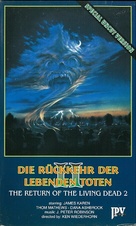 Return of the Living Dead Part II - German VHS movie cover (xs thumbnail)