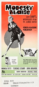 Modesty Blaise - Swedish Movie Poster (xs thumbnail)