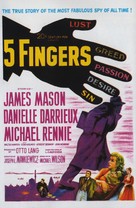 5 Fingers - Movie Poster (xs thumbnail)