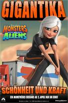 Monsters vs. Aliens - German Movie Poster (xs thumbnail)
