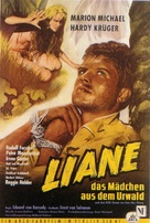 Liane, das M&auml;dchen aus dem Urwald - German Movie Poster (xs thumbnail)