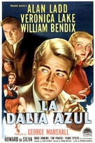 The Blue Dahlia - Argentinian Movie Poster (xs thumbnail)